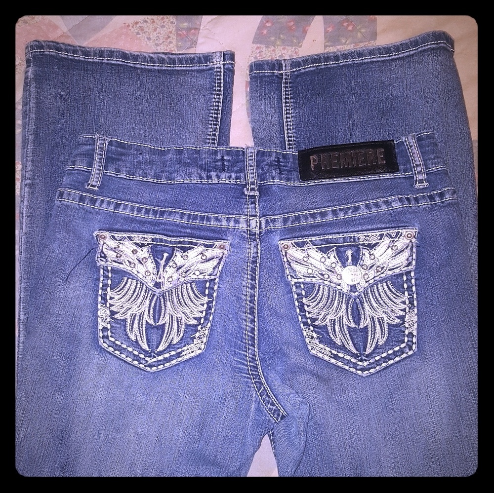 Premier Brand jeans size 5/6 midrise boot cut